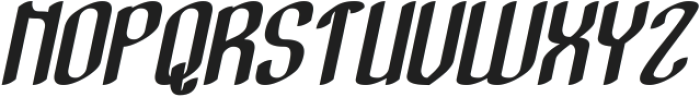 Exquisite Bold Italic otf (700) Font UPPERCASE