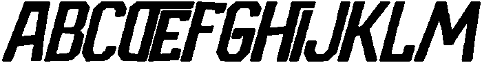 Exquisite Precision Bold Italic otf (700) Font UPPERCASE