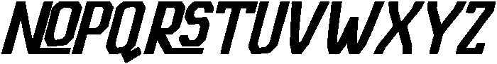Exquisite Precision Bold Italic otf (700) Font LOWERCASE