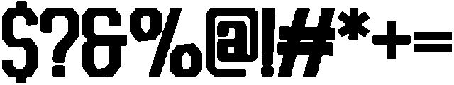 Exquisite Precision Bold otf (700) Font OTHER CHARS