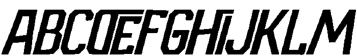 Exquisite Precision Regular Italic otf (400) Font UPPERCASE