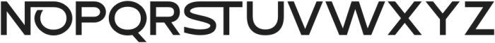 Exson Regular otf (400) Font UPPERCASE