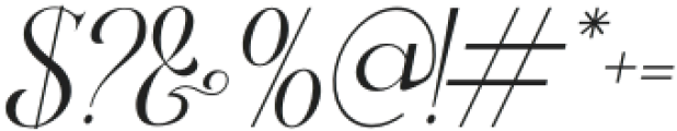Extra Mage Italic otf (400) Font OTHER CHARS