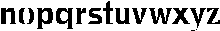 ExtraBold otf (700) Font LOWERCASE