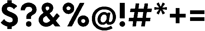 ExtraBold otf (700) Font OTHER CHARS