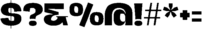 Extrabold otf (700) Font OTHER CHARS