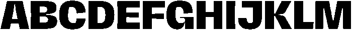 Extrabold otf (700) Font UPPERCASE