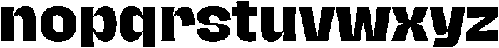 Extrabold otf (700) Font LOWERCASE