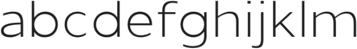 Extrend Thin otf (100) Font LOWERCASE