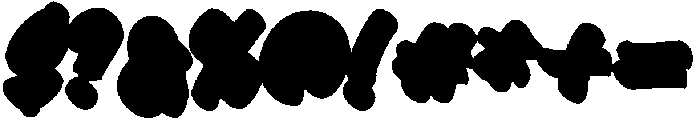 Extrude otf (400) Font OTHER CHARS