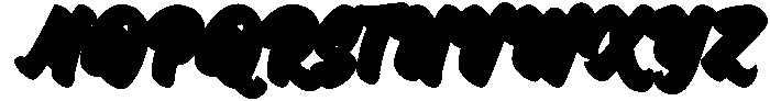 Extrude otf (400) Font UPPERCASE