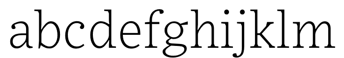 Exchange MicroPlus Extra Light Font LOWERCASE