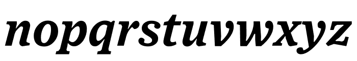 Exchange Standard Bold Italic Font LOWERCASE