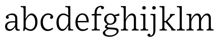 Exchange Standard Light Font LOWERCASE