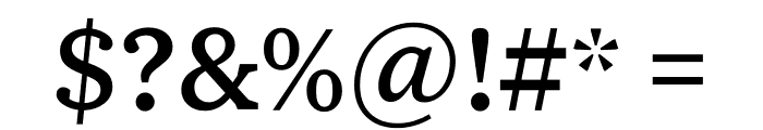 Exchange Standard Medium Font OTHER CHARS