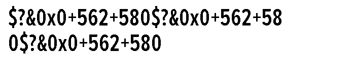 ExtraCond SemiBold Font OTHER CHARS