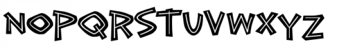 Exotic Island BTN Bold Inline Font UPPERCASE
