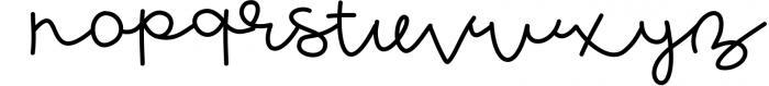 Extraordinary - Handwritten Script Font Font LOWERCASE