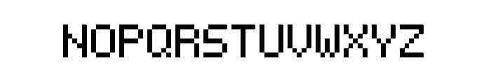 EXEPixelPerfect Font UPPERCASE