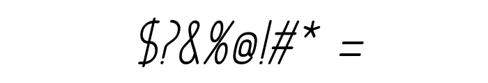 Exacta Bold Italic Font OTHER CHARS