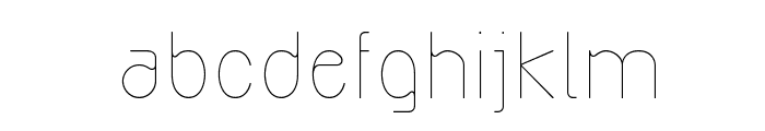 Exacta Light Font LOWERCASE