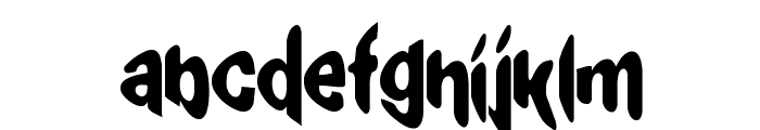 Exaggerate [BRK] Font LOWERCASE