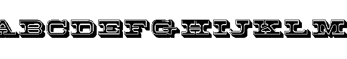 Excalibur Regular Font UPPERCASE