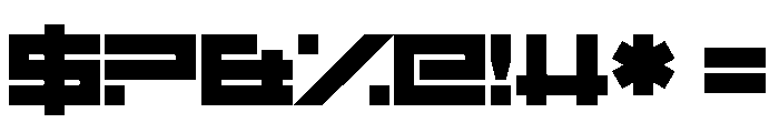 Excess V Straight Font OTHER CHARS