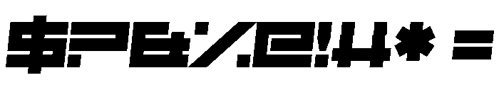 Excess V Font OTHER CHARS