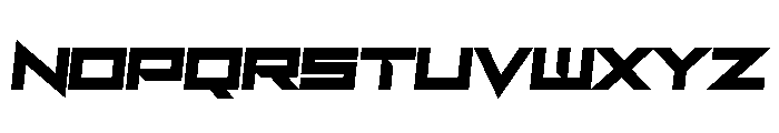 Excess V Font UPPERCASE