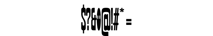 Excessive Extra Condensed Font OTHER CHARS