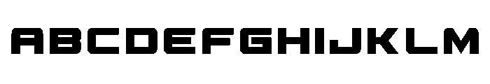 Excluded Font UPPERCASE