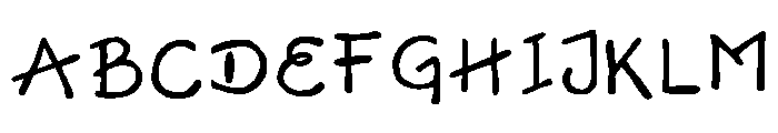 Eximia Regular Font UPPERCASE