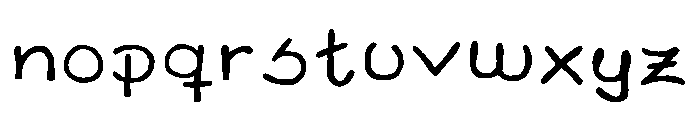 Eximia Regular Font LOWERCASE