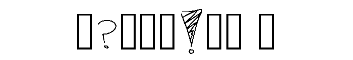 Exo Writing Regular Font OTHER CHARS