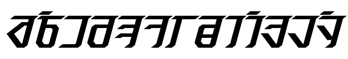 Exodite Bold Italic Font LOWERCASE