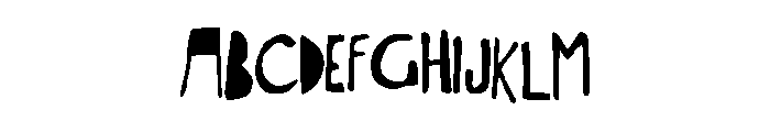 ExperimentalSeexFont Font UPPERCASE