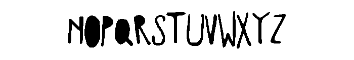 ExperimentalSeexFont Font UPPERCASE