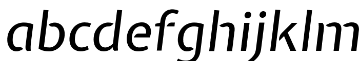 Expletus Sans Italic Font LOWERCASE