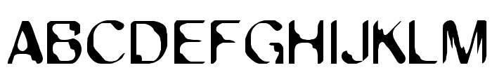 Exsect Regular Font UPPERCASE