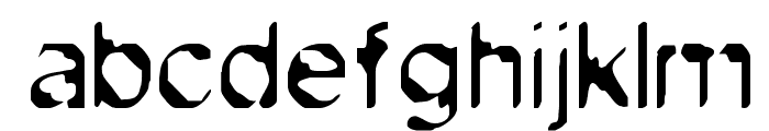 Exsect Regular Font LOWERCASE