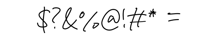 Extra Milky Font OTHER CHARS
