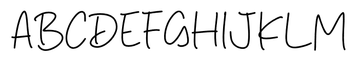 Extra Milky Font UPPERCASE