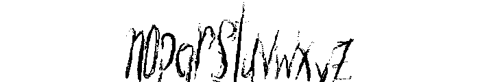ExtraReaper Font LOWERCASE