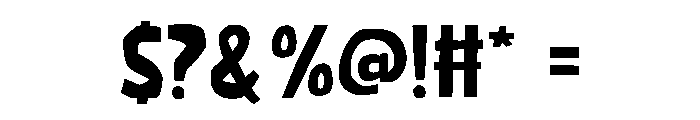 Extrandy Font OTHER CHARS