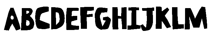 Extrandy Font UPPERCASE