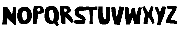 Extrandy Font UPPERCASE