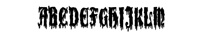 Extreme Bloody Gothic Font UPPERCASE