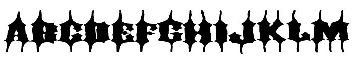 Extreme Gothic Font UPPERCASE