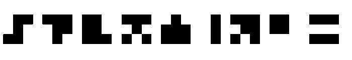 Extremely Small Fonts Regular Font OTHER CHARS